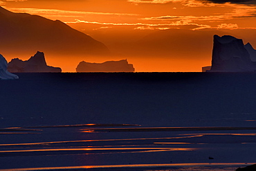 Light in the Scoresbysund. North East Greenland