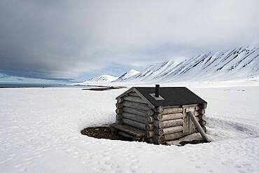 Arctic Fox Hunting Station, Mushanna, Spitzbergen, Svalbard Islands, Norway