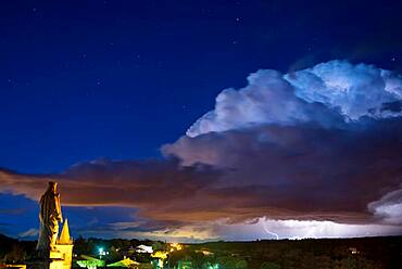 Spring storm, Vilaudrie, Dr?me, France