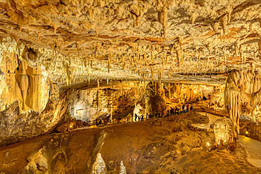 Interior view of the Grotte des Moidons, Molain, Jura, France