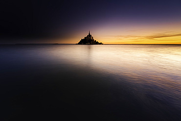 High tides, Mont-Saint-Michel, Manche, Normandy, France