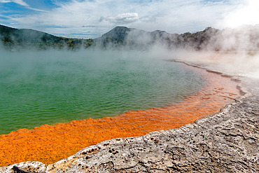 Waiotapu geothermal area, North island, New-Zealand