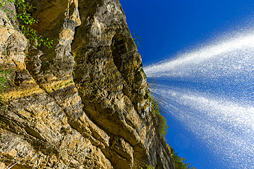 Cascade du Chapeau de gendarme, Septmoncel-les-Molunes, Jura, France