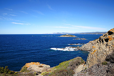 Island of Embiez, Mediterranean sea, France