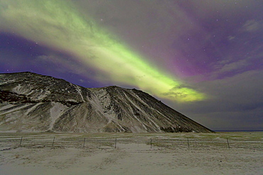 Northern Lights Southern Iceland Iceland Europe Nature Scenery