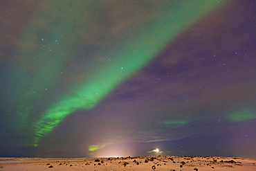 Northern Lights Southern Iceland Iceland Europe Nature Scenery