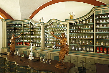 old historical pharmacy in pharmacy museum