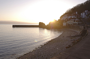 Babbacombe Beach at Sunset.
Babbacombe, Torquay, South Devon, UK
   (RR)