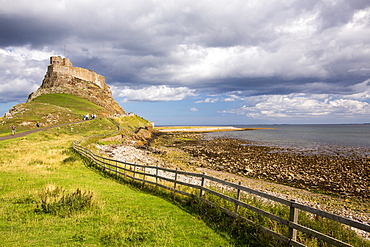 Lindisfarne Castle, Holy Island, Northumberland, UK.