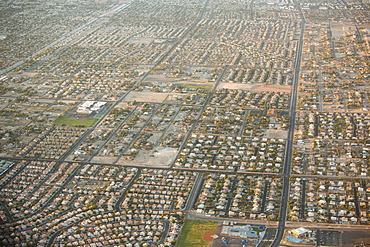 Las Vegas, Nevada, USA from the air.