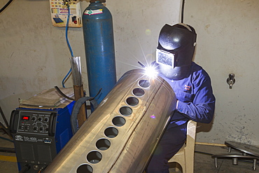 The Kamal factory in Bangalore, Karnataka, India that manufactures solar thermal panels for heating water.