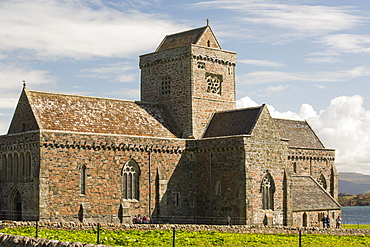 Iona Abbey on iona, off Mull, Scotland, UK.