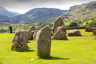 Castlerigg stone circle, near Keswick Lake District, UK.