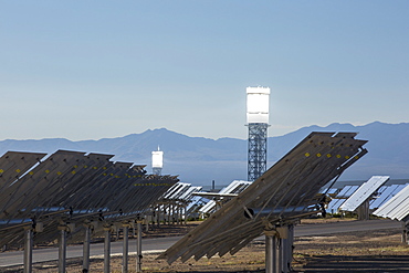 The Ivanpah Solar Thermal Power Plant in California''s Mojave Desert is currently the largest solar thermal plant in the world. It generates 392 megawatts (MW) and deploys 173,500 heliostats that reflect the suns rays onto three solar towers. It covers 4,000 acres of desert.