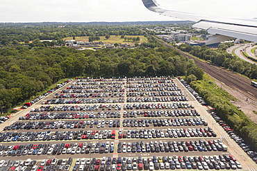 An airport carpark at Gatwick airport, UK.