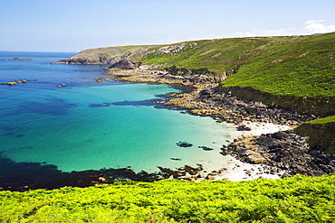 Looking towards the Carracks from near Zennor Head, Cornwall, UK.