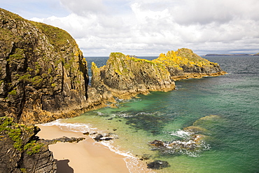 Trevose Head near Padstow, Cornwall, UK.