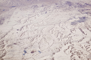 Outer Mongolia from the air, Mongolia, Central Asia, Asia