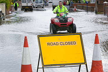 Unprecedented floods in 2007, Bentley, South Yorkshire, England, United Kingdom, Europe