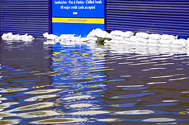 Unprecedented floods in 2007, Bentley, South Yorkshire, England, United Kingdom, Europe