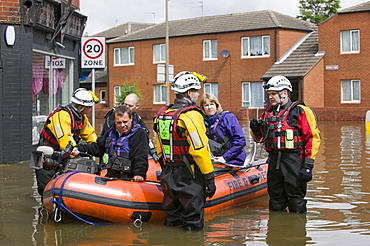 Unprecedented floods in 2007, Bentley, South Yorkshire, England, United Kingdom, Europe