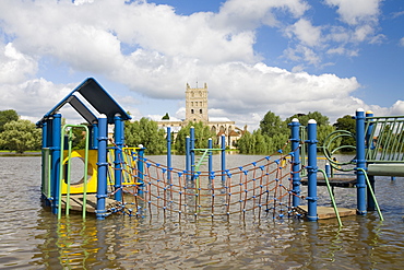 Floods of July 2007, Tewkesbury, Gloucestershire, England, United Kingdom, Europe