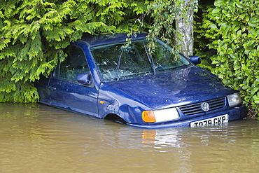 Floods of July 2007, Tewkesbury, Gloucestershire, England, United Kingdom, Europe