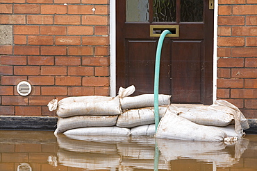 Floods of July 2007, Tewkesbury, Gloucestershire, England, United Kingdom, Europe