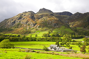 Looking across to Stickle Ghyll in the Langdale Valley, Lake District National Park, Cumbria, England, United Kingdom, Europe