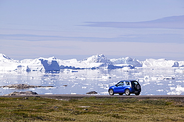 The Jacobshavn Glacier (Sermeq Kujalleq), Greenland, Polar Regions