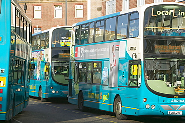 Public transport in Leicester, Leicestershire, England, United Kingdom, Europe