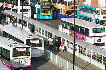 Public transport in Leicester, Leicestershire, England, United Kingdom, Europe