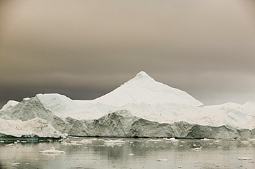 Icebergs from the Jacobshavn Glacier (Sermeq Kujalleq), Greenland, Polar Regions