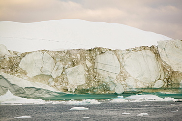 Icebergs from the Jacobshavn Glacier (Sermeq Kujalleq), Greenland, Polar Regions