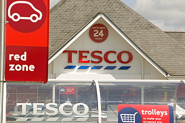 A Tesco supermarket in Carlisle, Cumbria, England, United Kingdom, Europe