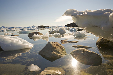 The Jacobshavn Glacier (Sermeq Kujalleq), Greenland, Polar Regions