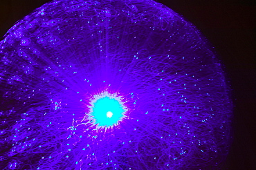 A fibre optic light