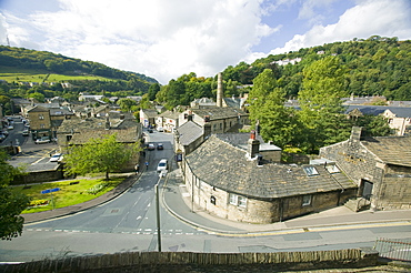 Hebden Bridge in Yorkshire, England, United Kingdom, Europe