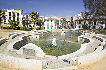 A water feature in Priego de Cordoba, Andalucia, Spain, Europe