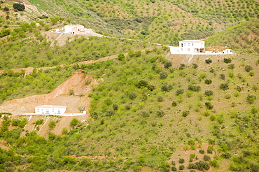 New houses being built in Frigiliana, Andalucia, Spain, Europe