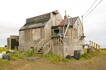 Shishmaref, a tiny island inhabited by around 600 Inuits, between Alaska and Siberia in the Chukchi Sea, United States of America, North America