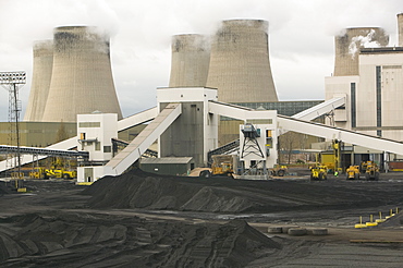 Ratcliffe on Soar coal fired power station in Nottinghamshire, England, United Kingdom, Europe