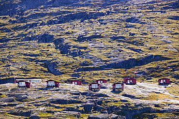 Camp Victor at Eqip Sermia on the west coast north of Ilulissat, Greenland, Polar Regions