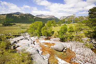 Glen Etive in Scotland, United Kingdom, Europe