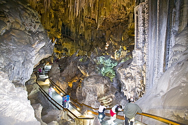 A show cave at Nerja, Andalucia, Southern Spain, Europe