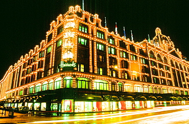 Harrods department store in Knightsbridge, London, England, United Kingdom, Europe