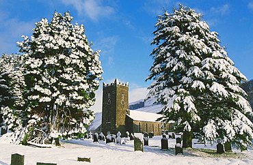 Troutbeck church near Windermere in the Lake District, Cumbria, England, United Kingdom, Europe