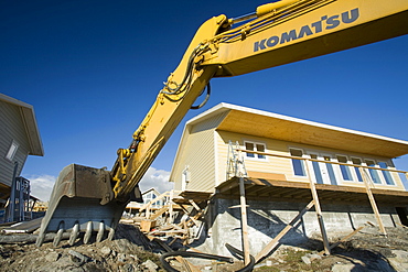 House building in Ilulissat on Greenland, Polar Regions