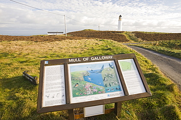 The lighthouse and RSPB Reserve on the Mull of Galloway Scotland's most southerly point, Scotland, United Kingdom, Europe