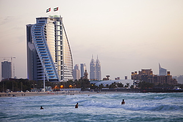 A public beach in Dubai, United Arab Emirates, Middle East